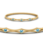 Load image into Gallery viewer, 3 Stone Bracelet Bangle For Women
