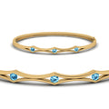 Thumbnail 99 - 3 Stone Bracelet Bangle For Women