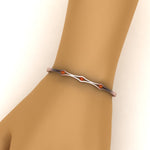 Load image into Gallery viewer, 3 Stone Bracelet Bangle For Women
