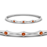 Load image into Gallery viewer, 3 Stone Bracelet Bangle For Women
