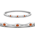 Thumbnail 53 - 3 Stone Bracelet Bangle For Women