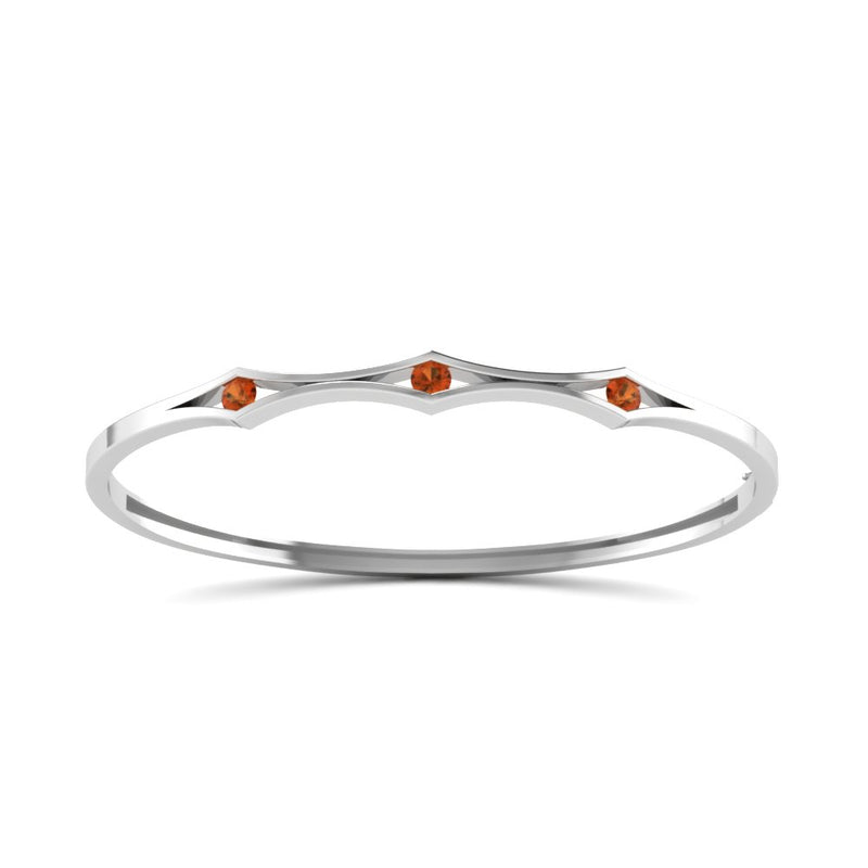 3 Stone Bracelet Bangle For Women