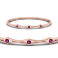 Thumbnail 13 - 3 Stone Bracelet Bangle For Women