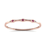 Load image into Gallery viewer, 3 Stone Bracelet Bangle For Women
