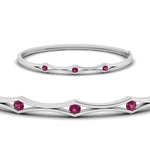 Load image into Gallery viewer, 3 Stone Bracelet Bangle For Women
