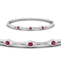Thumbnail 49 - 3 Stone Bracelet Bangle For Women