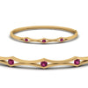Load image into Gallery viewer, 3 Stone Bracelet Bangle For Women