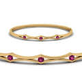 Thumbnail 85 - 3 Stone Bracelet Bangle For Women