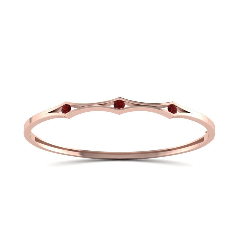 3 Stone Bracelet Bangle For Women