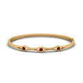 Thumbnail 4 - 3 Stone Bracelet Bangle For Women