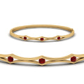 Thumbnail 2 - 3 Stone Bracelet Bangle For Women