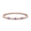 Thumbnail 34 - 3 Stone Bracelet Bangle For Women
