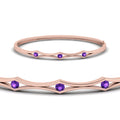 Thumbnail 33 - 3 Stone Bracelet Bangle For Women