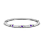 Load image into Gallery viewer, 3 Stone Bracelet Bangle For Women
