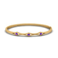Thumbnail 104 - 3 Stone Bracelet Bangle For Women