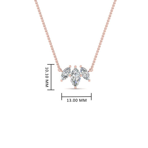 three-stone-marquise-cut-necklace-in-rose-gold-FDPD11096ANGLE1-NL-RG-HW