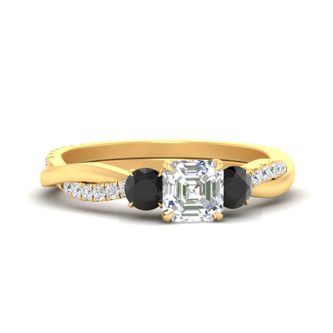 three-stone-twisted-asscher-cut-vine-black-diamond-engagement-ring-in-yellow-gold-fdens3301asrgblacksleep-nl-yg.jpg