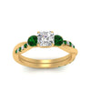 Load image into Gallery viewer, three-stone-twisted-asscher-cut-vine-diamond-ring-with-emerald-in-yellow-gold-FDENS3301ASRGEMGR-NL-YG.jpg