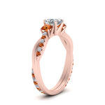 Load image into Gallery viewer, three-stone-twisted-asscher-cut-vine-diamond-ring-with-orange-sapphire-in-rose-gold-FDENS3301ASRGSAOR-NL-RG.jpg
