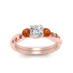 Load image into Gallery viewer, three-stone-twisted-asscher-cut-vine-diamond-ring-with-orange-sapphire-in-rose-gold-FDENS3301ASRGSAOR-NL-RG.jpg