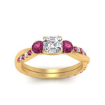 Load image into Gallery viewer, three-stone-twisted-asscher-cut-vine-diamond-ring-with-pink-sapphire-in-yellow-gold-FDENS3301ASRGSADRPI-NL-YG.jpg
