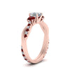 Load image into Gallery viewer, three-stone-twisted-asscher-cut-vine-diamond-ring-with-ruby-in-rose-gold-FDENS3301ASRGRUDR-NL-RG.jpg