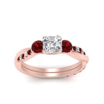 Load image into Gallery viewer, three-stone-twisted-asscher-cut-vine-diamond-ring-with-ruby-in-rose-gold-FDENS3301ASRGRUDR-NL-RG.jpg
