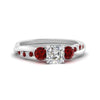 Load image into Gallery viewer, three-stone-twisted-asscher-cut-vine-diamond-ring-with-ruby-in-white-gold-FDENS3301ASRGRUDR-NL-WG.jpg