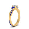 Load image into Gallery viewer, three-stone-twisted-asscher-cut-vine-diamond-ring-with-sapphire-in-yellow-gold-FDENS3301ASRGSABL-NL-YG.jpg
