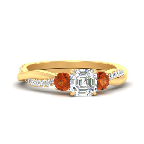 three-stone-twisted-asscher-cut-vine-orange-sapphire-engagement-ring-in-yellow-gold-fdens3301asrgsaorsleep-nl-yg.jpg