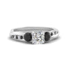 Load image into Gallery viewer, three-stone-twisted-asscher-cut-vine-ring-with-black-diamond-in-white-gold-FDENS3301ASRGBLACK-NL-WG.jpg