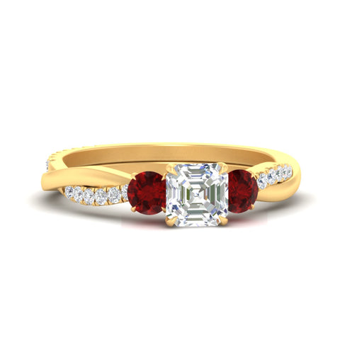three-stone-twisted-asscher-cut-vine-ruby-engagement-ring-in-yellow-gold-fdens3301asrgrudrsleep-nl-yg.jpg