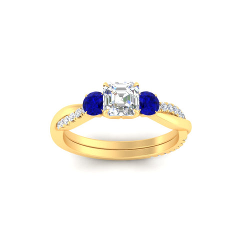 three-stone-twisted-asscher-cut-vine-sapphire-engagement-ring-in-yellow-gold-fdens3301asrgsablangle5-nl-yg.jpg