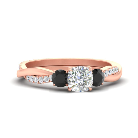 three-stone-twisted-cushion-cut-vine-black-diamond-engagement-ring-in-rose-gold-fdens3301curgblacksleep-nl-rg.jpg