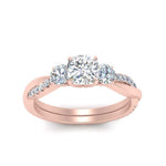 Load image into Gallery viewer, three-stone-twisted-cushion-cut-vine-diamond-ring-in-rose-gold-FDENS3301CUR-NL-RG.jpg
