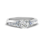Load image into Gallery viewer, three-stone-twisted-cushion-cut-vine-diamond-ring-in-white-gold-FDENS3301CUR-NL-WG.jpg
