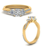 Load image into Gallery viewer, three-stone-twisted-cushion-cut-vine-diamond-ring-in-yellow-gold-FDENS3301CUR-NL-YG.jpg
