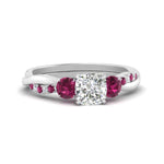 Load image into Gallery viewer, three-stone-twisted-cushion-cut-vine-diamond-ring-with-pink-sapphire-in-white-gold-FDENS3301CURGSADRPI-NL-WG.jpg
