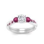 Load image into Gallery viewer, three-stone-twisted-cushion-cut-vine-diamond-ring-with-pink-sapphire-in-white-gold-FDENS3301CURGSADRPI-NL-WG.jpg
