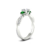 Load image into Gallery viewer, three-stone-twisted-cushion-cut-vine-emerald-engagement-ring-in-white-gold-fdens3301curgemgrangle2-nl-wg.jpg
