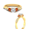 Load image into Gallery viewer, three-stone-twisted-cushion-cut-vine-orange-sapphire-engagement-ring-in-yellow-gold-fdens3301curgsaorangle3-nl-yg.jpg