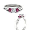 Load image into Gallery viewer, three-stone-twisted-cushion-cut-vine-pink-sapphire-engagement-ring-in-white-gold-fdens3301curgsadrpiangle3-nl-wg.jpg