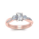 Load image into Gallery viewer, three-stone-twisted-emerald-cut-vine-diamond-ring-in-rose-gold-FDENS3301EMR-NL-RG.jpg