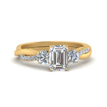 Load image into Gallery viewer, three-stone-twisted-emerald-cut-vine-diamond-ring-in-yellow-gold-FDENS3301EMR-NL-YG.jpg