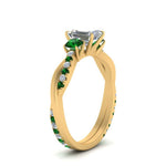 Load image into Gallery viewer, three-stone-twisted-emerald-cut-vine-diamond-ring-with-emerald-in-yellow-gold-FDENS3301EMRGEMGR-NL-YG.jpg