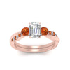 Load image into Gallery viewer, three-stone-twisted-emerald-cut-vine-diamond-ring-with-orange-sapphire-in-rose-gold-FDENS3301EMRGSAOR-NL-RG.jpg