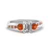 Load image into Gallery viewer, three-stone-twisted-emerald-cut-vine-diamond-ring-with-orange-sapphire-in-white-gold-FDENS3301EMRGSAOR-NL-WG.jpg