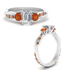 Load image into Gallery viewer, three-stone-twisted-emerald-cut-vine-diamond-ring-with-orange-sapphire-in-white-gold-FDENS3301EMRGSAOR-NL-WG.jpg