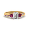 Load image into Gallery viewer, three-stone-twisted-emerald-cut-vine-diamond-ring-with-pink-sapphire-in-yellow-gold-FDENS3301EMRGSADRPI-NL-YG.jpg