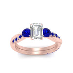 Load image into Gallery viewer, three-stone-twisted-emerald-cut-vine-diamond-ring-with-sapphire-in-rose-gold-FDENS3301EMRGSABL-NL-RG.jpg